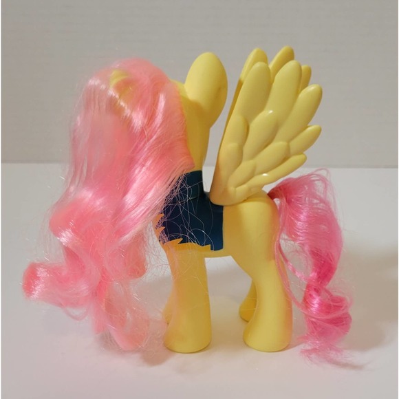 My Little Pony Fluttershy G4 Gen 4 2010 6" Brushable C029A MLP Pink Yellow - Picture 2 of 10
